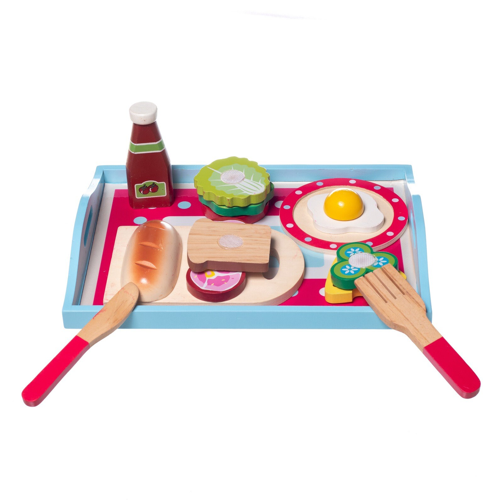 ELIITI Wooden Food Toy Breakfast Set Pretend Play Educational Etsy