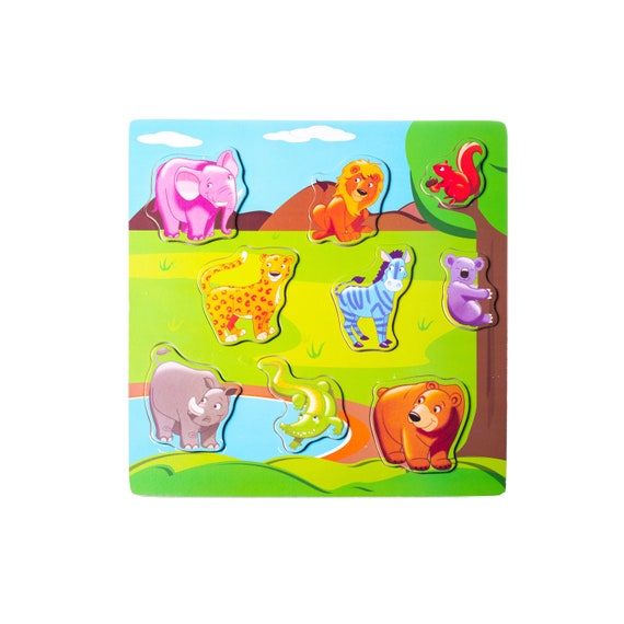 Eliiti Wooden Sea Animals Puzzle for Toddlers 2 to 4 Years Old Boys Girls Toy for sale online