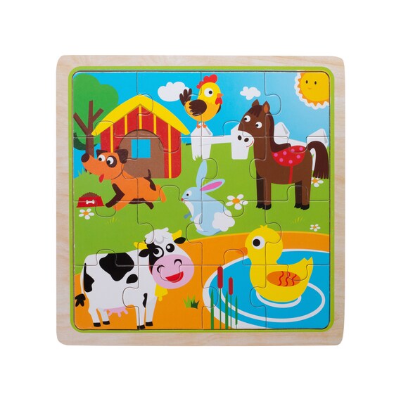 ELIITI Wooden Jigsaw Puzzles for Toddlers 3 to 5 Years Old Etsy