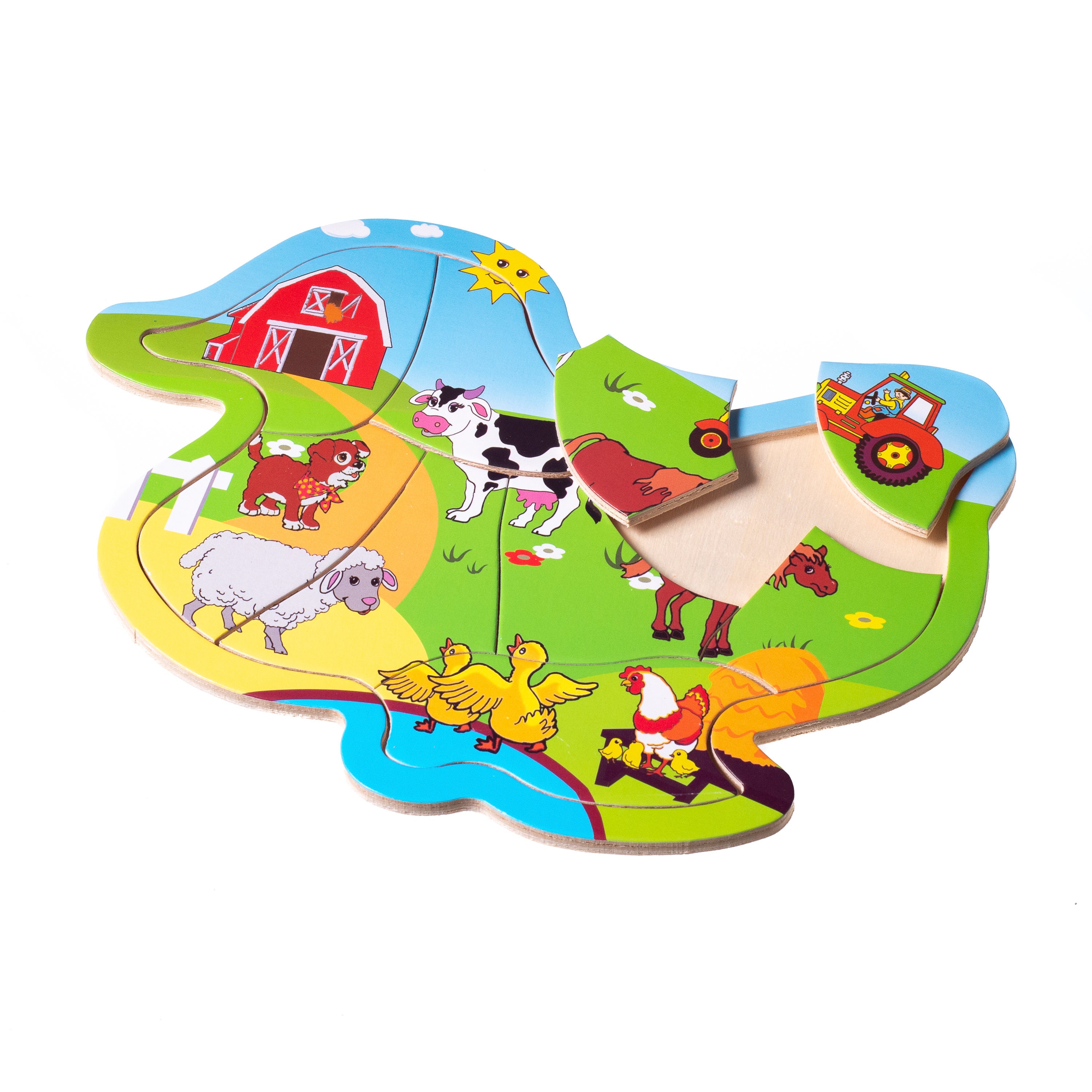 ELIITI Wooden Jigsaw Puzzles for Toddlers 2 to 4 Years Old Etsy