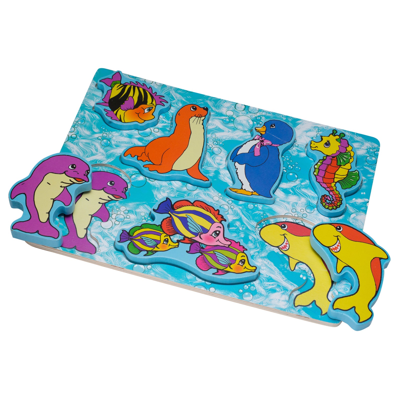 ELIITI Wooden Peg Puzzles SET for Toddlers 2 to 4 Years Old Etsy