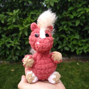 Small Horse Plush Assorted Colors 5&quot; 13cm