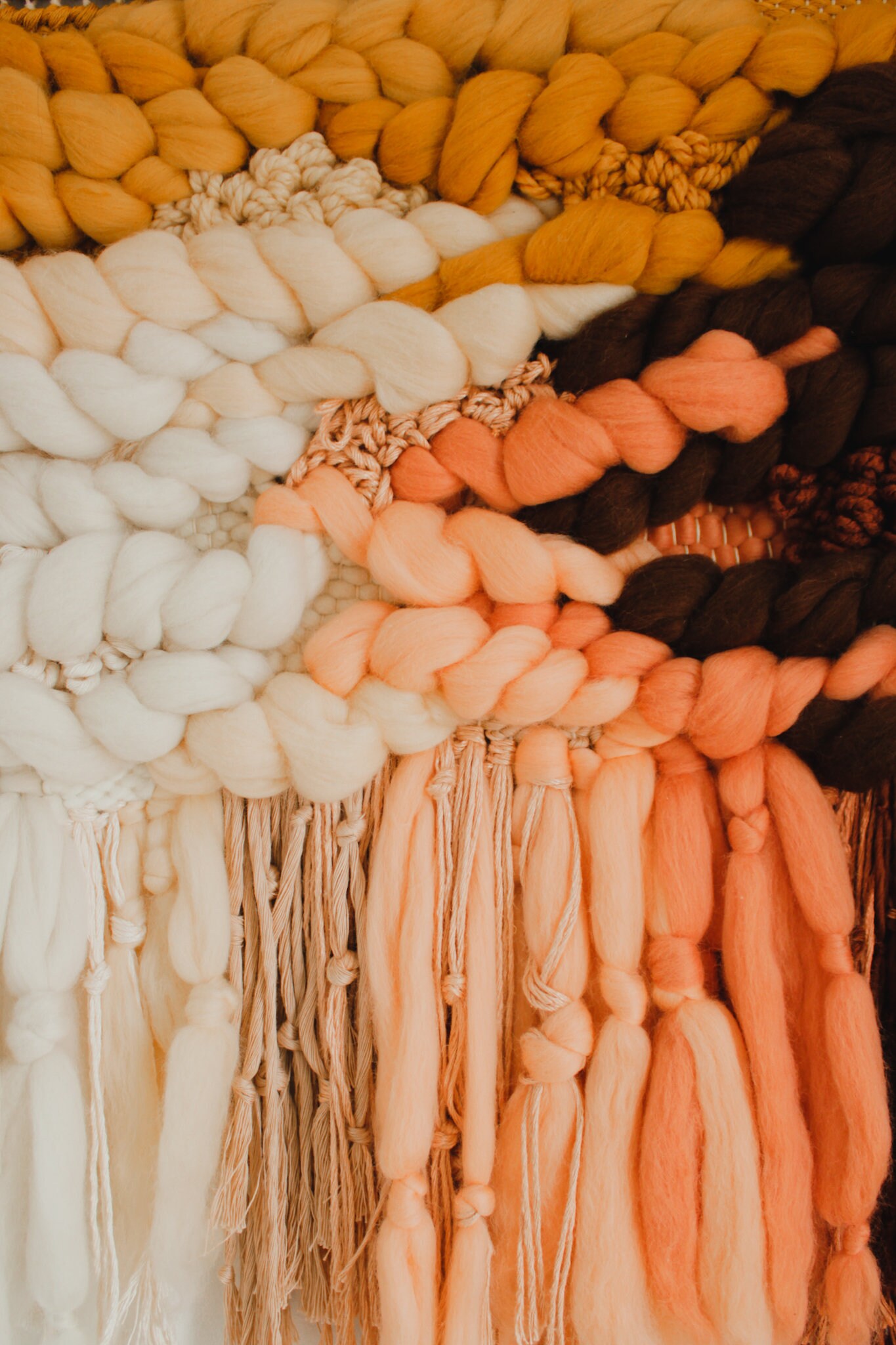 Large Weaving Wall Hanging Big Handwoven Wall Hanging White Etsy