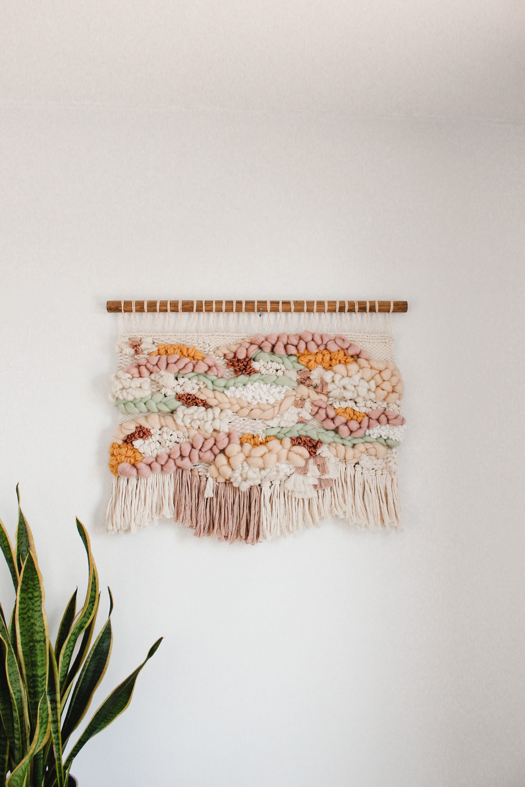 Colorful Woven Wall Hanging Big Handwoven Wall Hanging Large Etsy