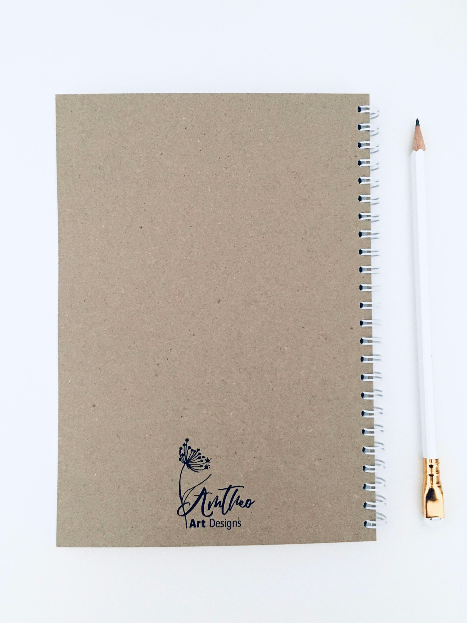 Designed notebook Wire bound notebook gift for her recycled Etsy