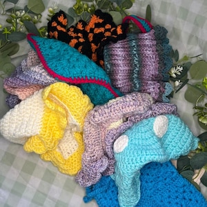 Crochet Clothing Lucky Dip – Exciting Mystery Prizes Including Bags, Hats, and Collars