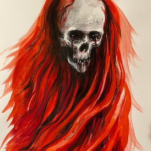 Calling of deep red. Original