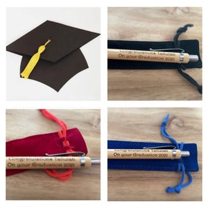 Graduation Gift Personalised Eco Home Gift Present with Sleeve University College Student