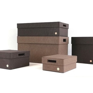 Storage box CLASSIC height from 31 cm made of FELT with lid dimensions as desired felt basket, felt box, storage box Oeko-Tex image 9