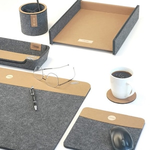Büroschale FILZ Modell UFFICIO 6 Farben Ablageschale Stiftebox Stifteschale Schreibtischschale Aufbewahrungsschale Bild 9