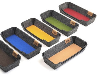 Office tray FELT - Model UFFICIO - 6 colours - filing tray pencil box pencil tray desk tray storage tray