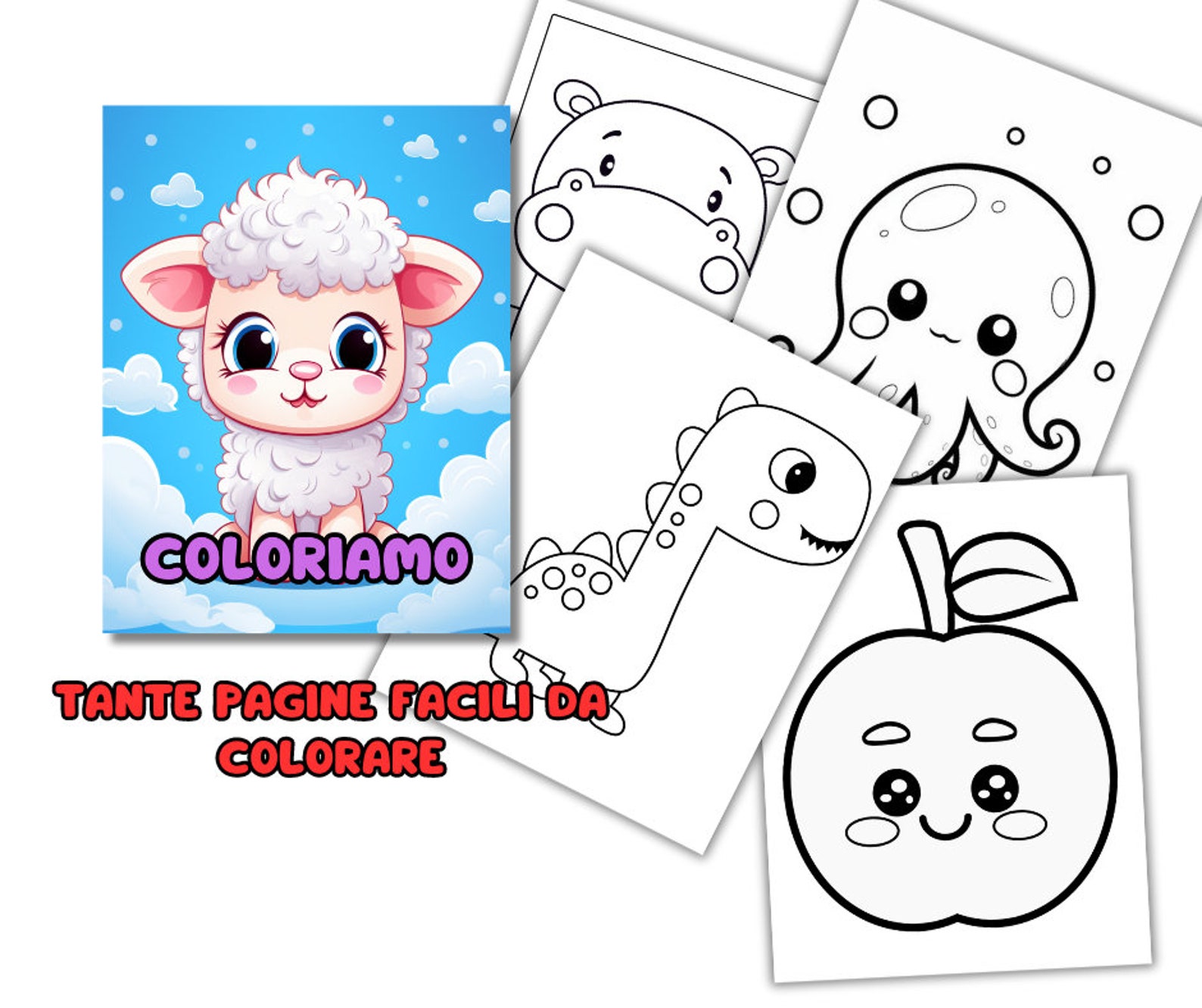 Coloring Pages for Children. 68 Coloring Pages Plus Cover. Ideal for ...