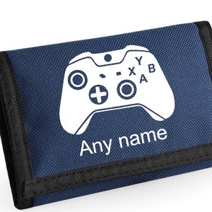 Billetera personalizada para gamers, regalo unisex, billetera para gamers, monedero de viaje, tarjetero, gran regalo para él, regalo para ella