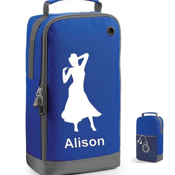 Dance shoe Bag Personalised Accessory kit bag Women's shoe bag ballroom dancing shoes gift for her