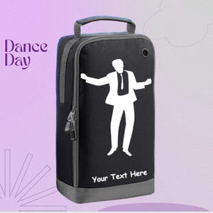Sac à chaussures personnalisé pour homme Street Dance Barn Dance, personnalisé avec son nom, sac de rangement pour vos chaussures, cadeau personnalisé pour lui