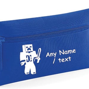 Personalised Gamer Pencil Case - Customised Gift - School Pencil Case - Birthday Gift - Christmas