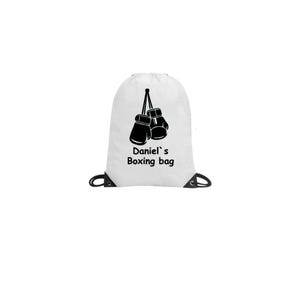 Gants de boxe personnalisés Sac de sport avec cordon de serrage Sac à dos Gants de boxe Sac de sport cadeau unisexe pour lui cadeau pour elle
