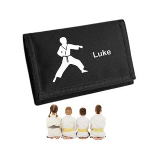 Cadeau personnalisé portefeuille judo, cadeau judoka, jiu-jitsu, cadeau portefeuille judo kodokan, cadeau arts martiaux sambo, cadeau sensei, cadeau Shodan