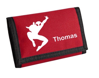 Personalized Superhero Wallet gift for him & her – Zipped Coin holder, Card Holder, Clear ID window, Gift for Him and Her Customised gift
