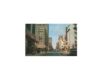 Downtown Baltimore Maryland: Vintage Postcard Cityscape View