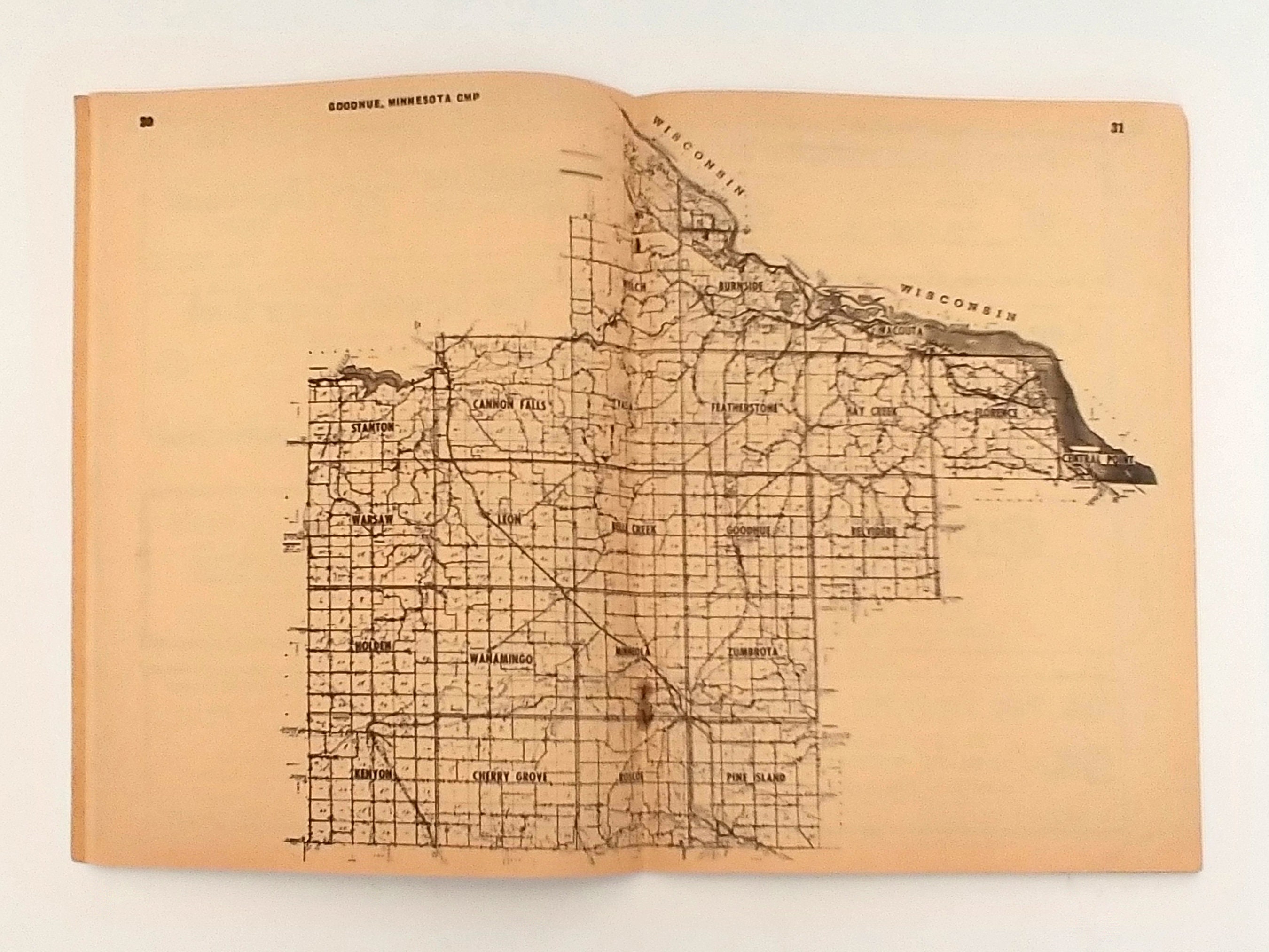 Goodhue County Minnesota Plat Book Farm & Ranch Directory Etsy