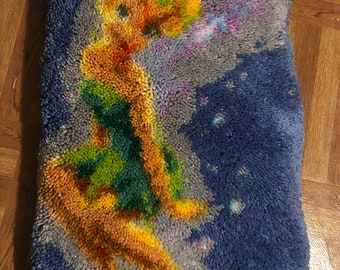 Tinkerbell latchhook pillow