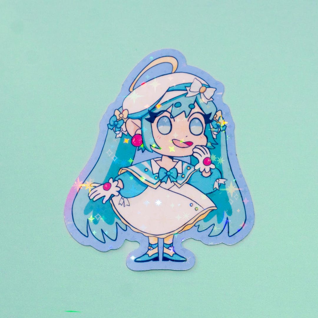 Hatsune Miku Vinyl Sticker - Etsy