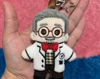 Preorder - UK/EU ONLY - Dr. Casper Darling - Pocket Plushie Keychain