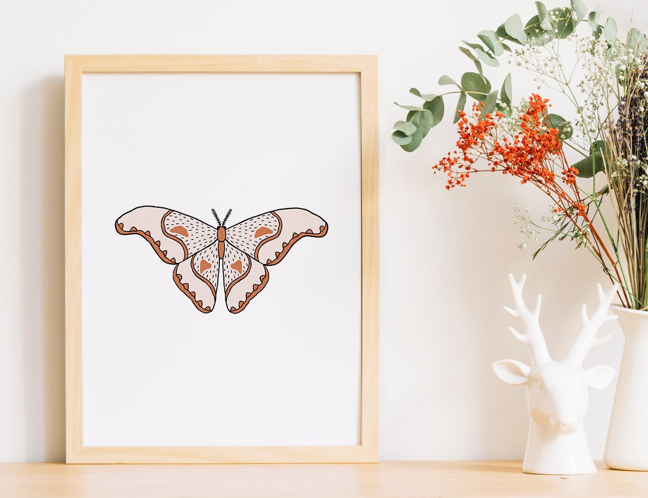 Butterfly Print Wall Art for Bedroom Wall Decor for Kids | Etsy
