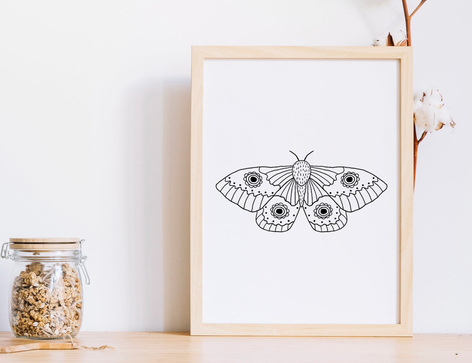 Butterfly Print Wall Art for Bedroom Wall Decor for Kids | Etsy