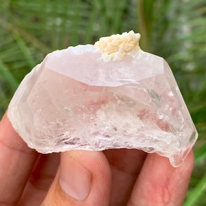 Natural Pink Colour Morganite Crystal on Matrix from Afghanistan Mine, Pink Morganite Crystal, Rare Morganite / 35 Grams