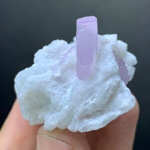 Natural Pink Colour V Shape Kunzite Crystal With Albite Specimen From ...