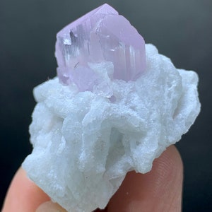 Natural Pink Colour V Shape Kunzite Crystal With Albite Specimen From ...