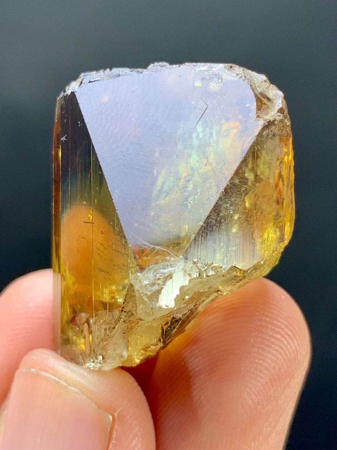 Rich Golden Colour Transparent Facet Grade Topaz Crystal Etsy Australia
