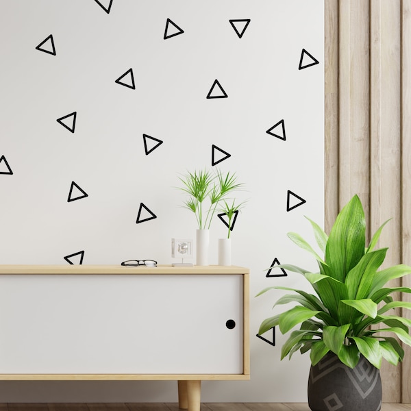 Triangle Wall Decal Etsy