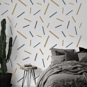 Stick Wall Decals - Nursery Decals, Geometric Wall Decor, Peel-and-Stick Wall Stickers, Kids Room Wall Art, Vinyl Wall Stickers