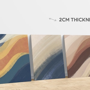 Abstract Paint Canvas Wall Art, Ready to Hang Canvas Wall Art, Minimalist Room Decor Wall Art