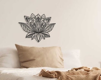 Lotus Flower Wall Decor, Mother's Day Gift Ideas, New Home Gift, Home Decor Wall Ornaments, Bedroom Wall Decor, Mother's Day gift