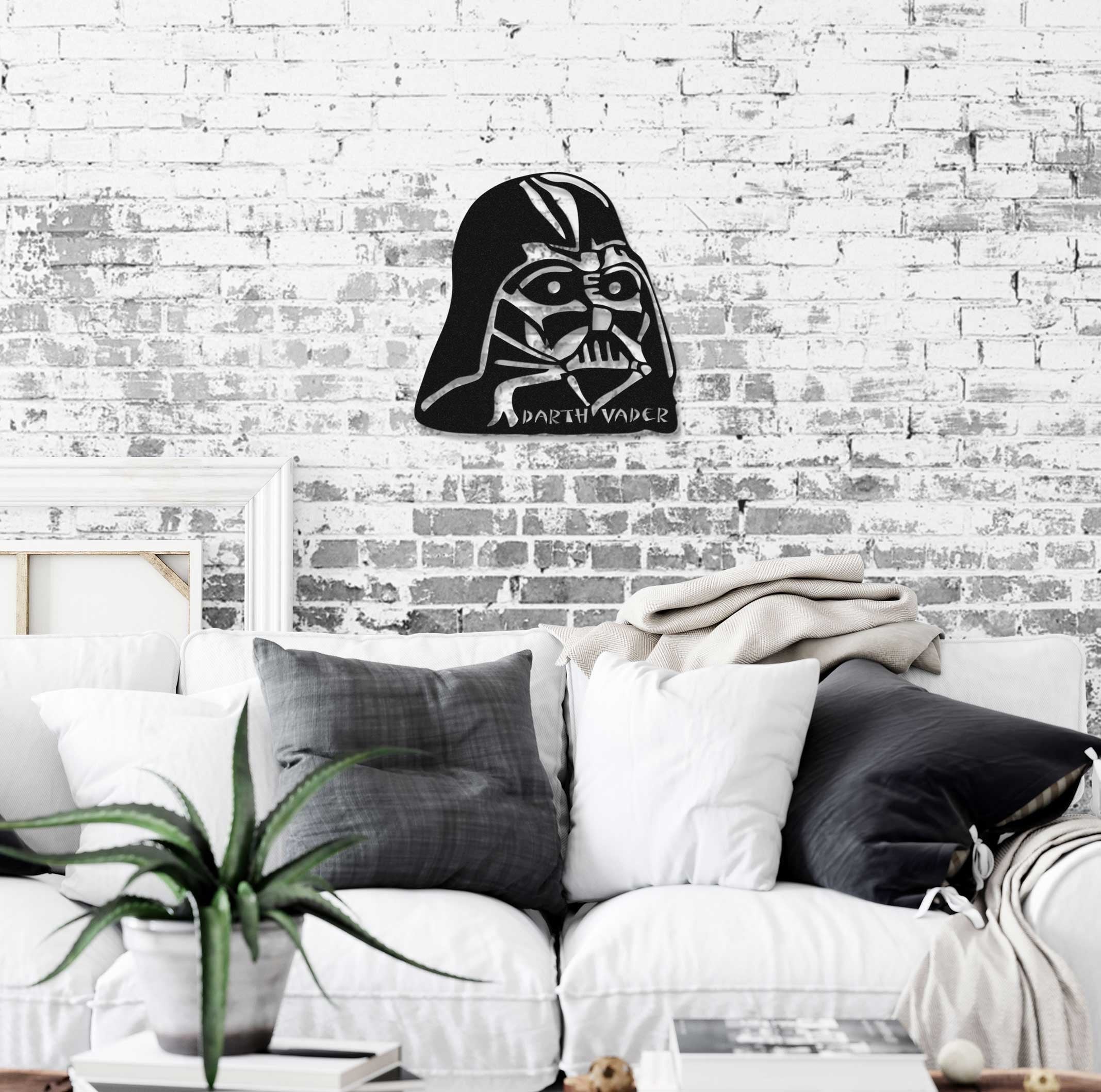 Darth Vader Wall Decor Darth Vader Wall Art Star Wars Metal Etsy