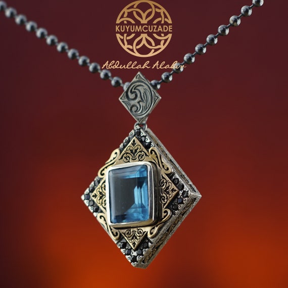 Topaz 2024 necklace mens