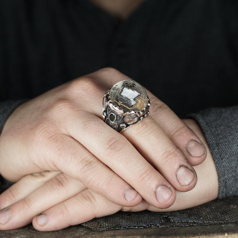 Kaaba Ring Masjid Al Haram Ring Men's Islamic Silver Etsy