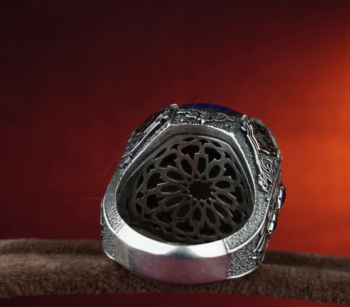 World Map Wrapped Ring, Men's World Design Ring, Idealist Ring for Men ...