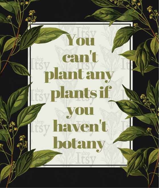 Instant Download Green Plant Poster for plant enthusiast Etsy