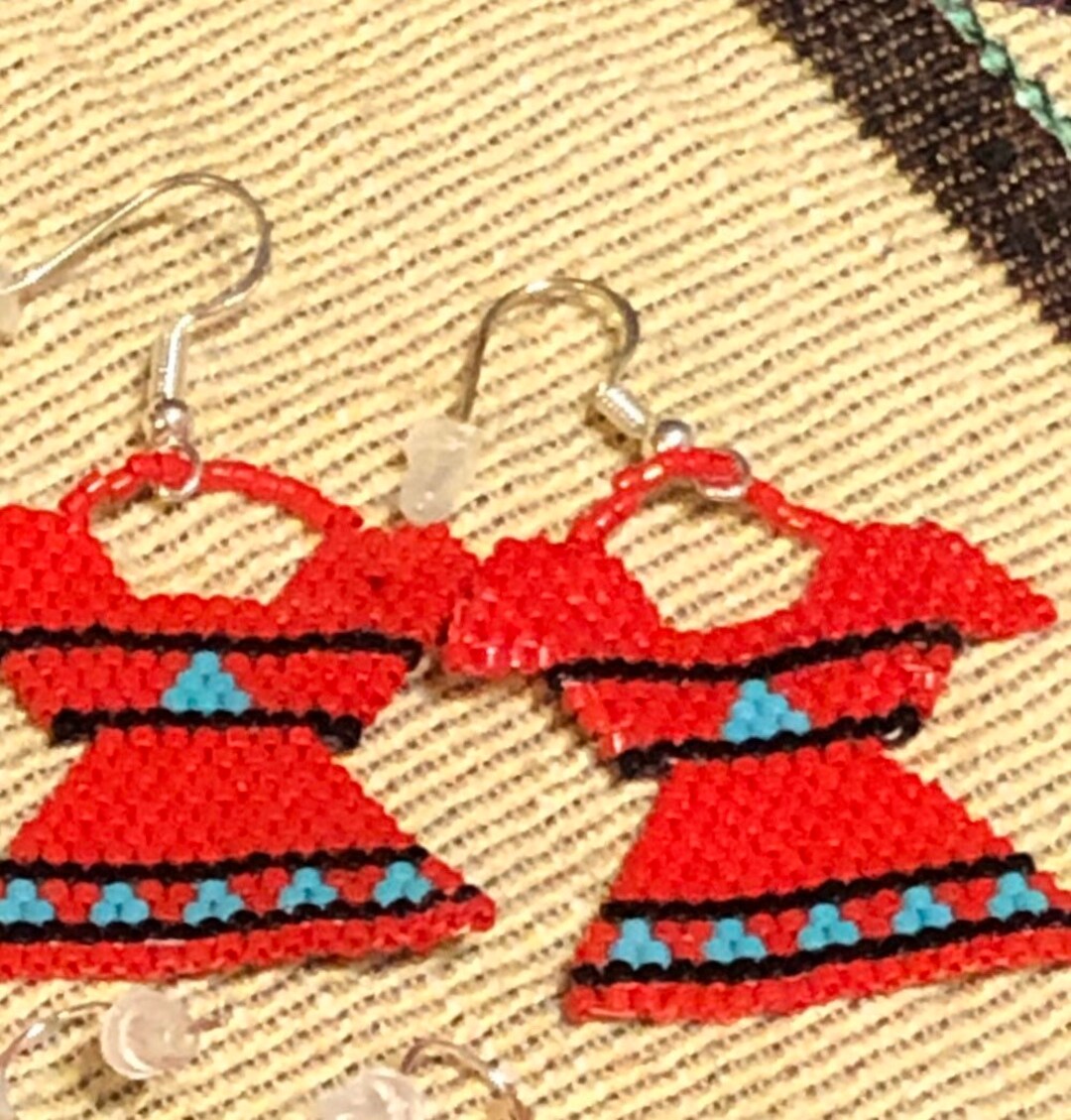 MMIW/MMIR Red Dress Earrings Native American Style Etsy