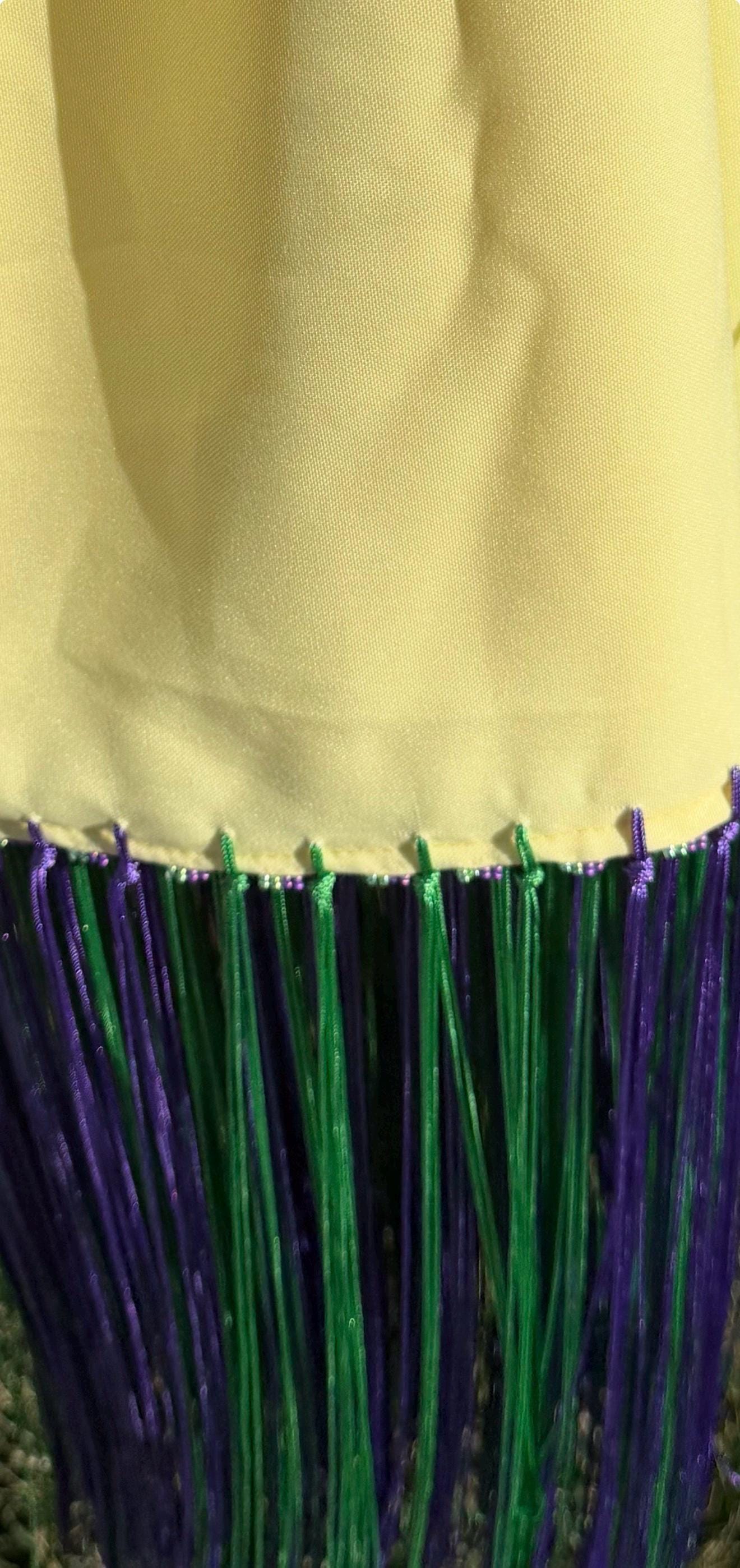 Beaded edge Powwow/dance shawl