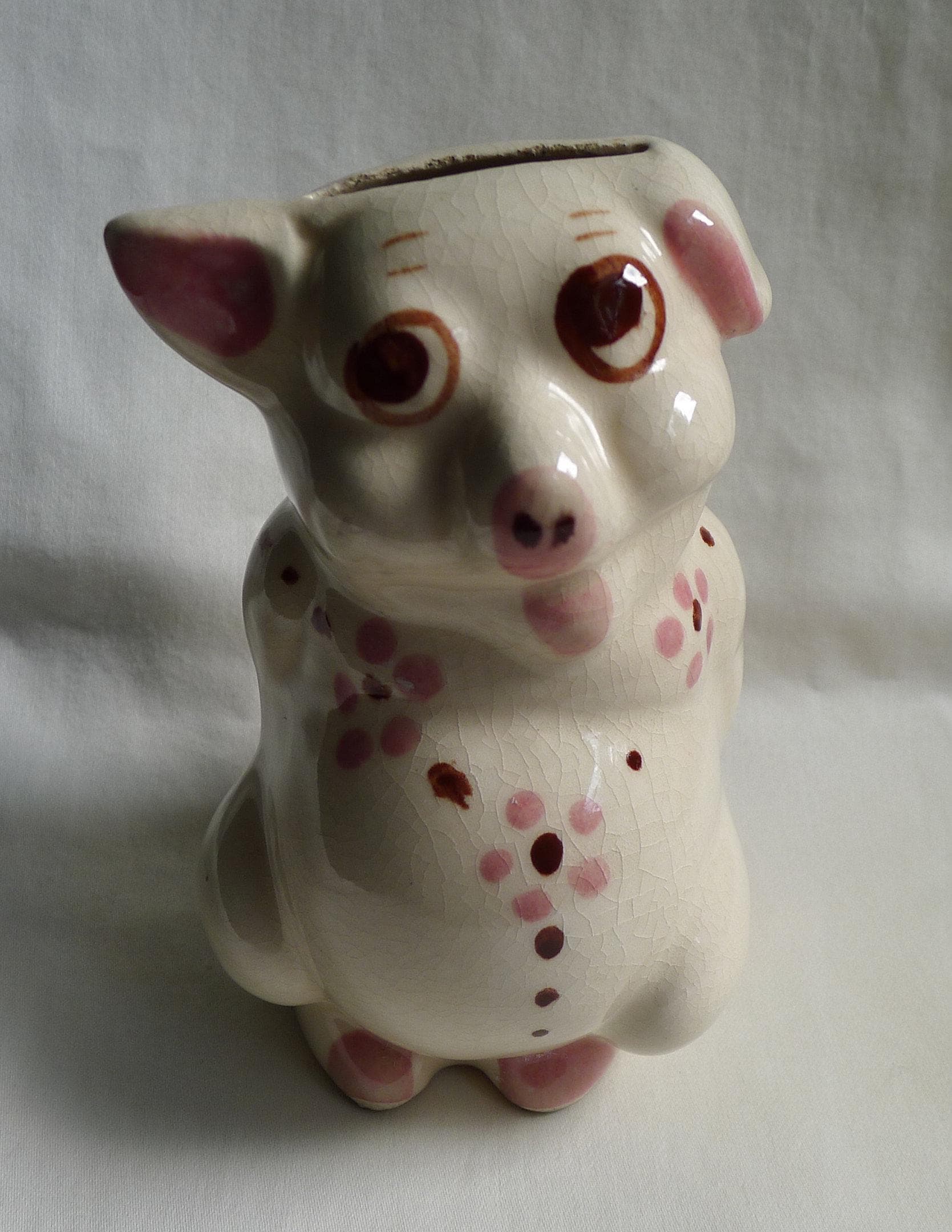 1940s Ceramic Piggy Bank - Etsy