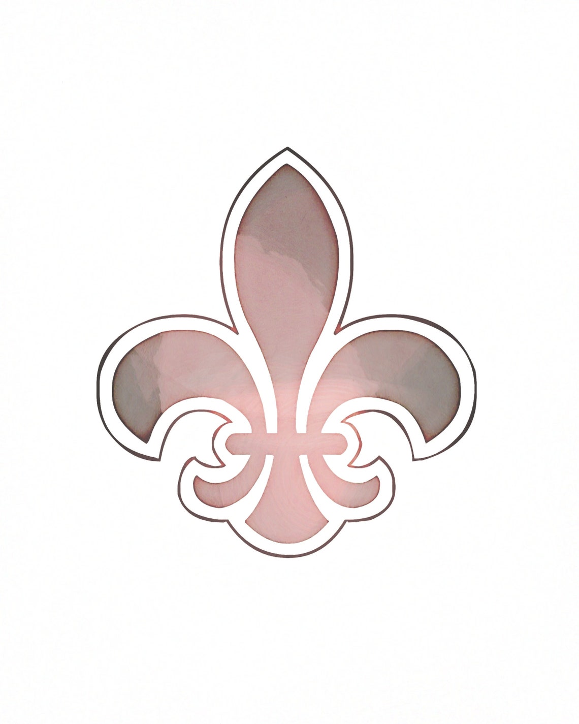 Red Fleurdelis St. Louis Saint Louis New Orleans French Etsy