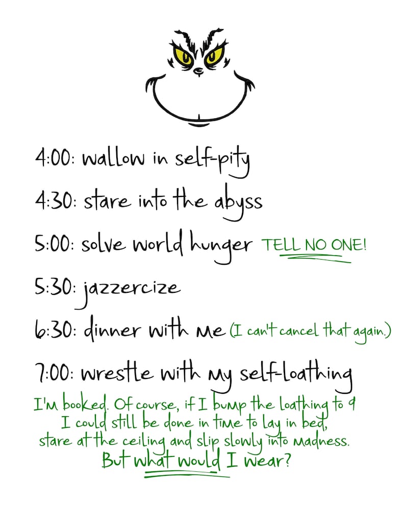 Grinch To Do List Christmas Print Holiday Decor The Grinch Etsy