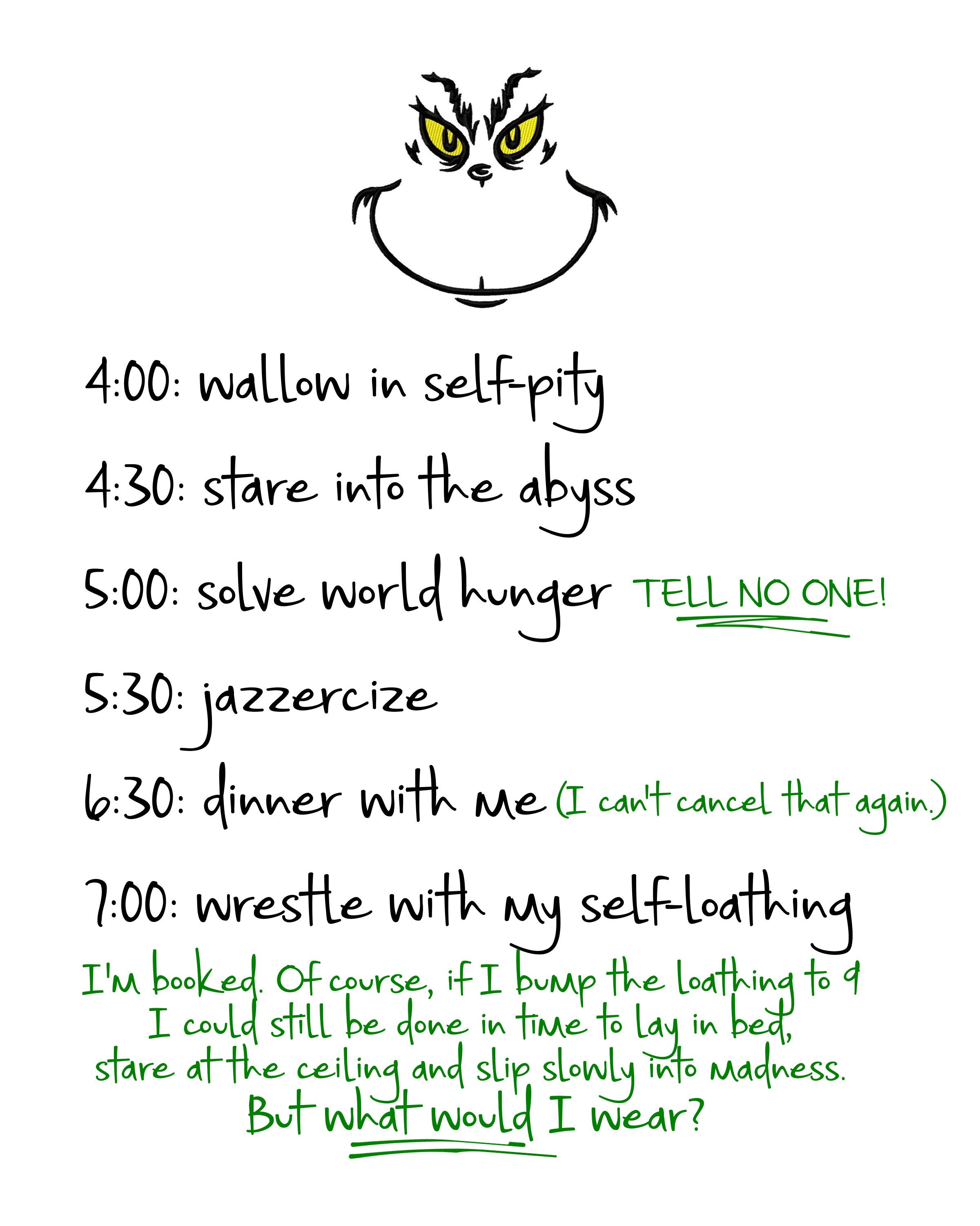 Grinch To Do List Christmas Print Holiday Decor The Grinch Etsy