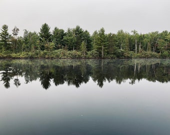 Stillness- Lake reflection Digital Photo